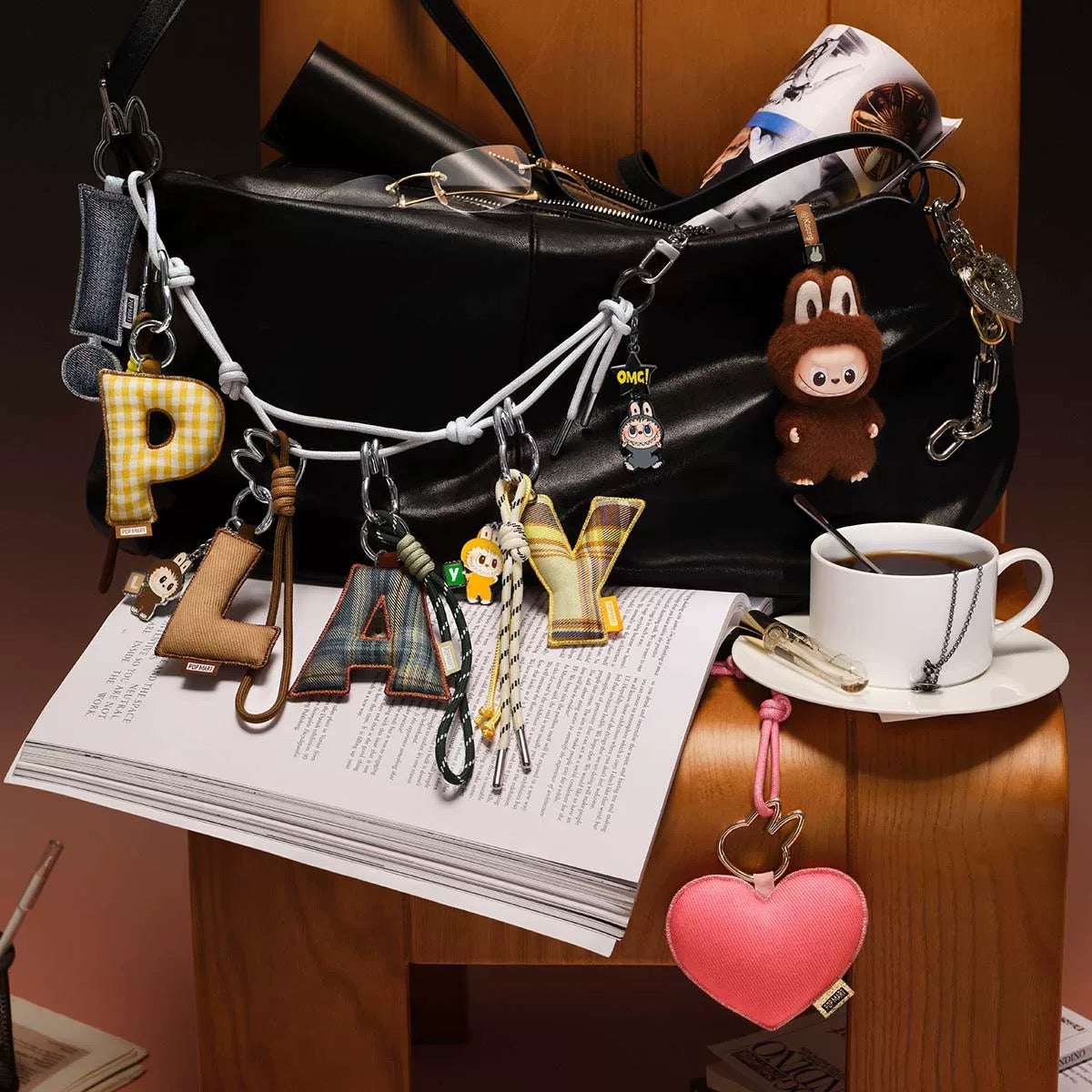 【LABUBU】 Heartcode Series Letter Pendants Blind Box