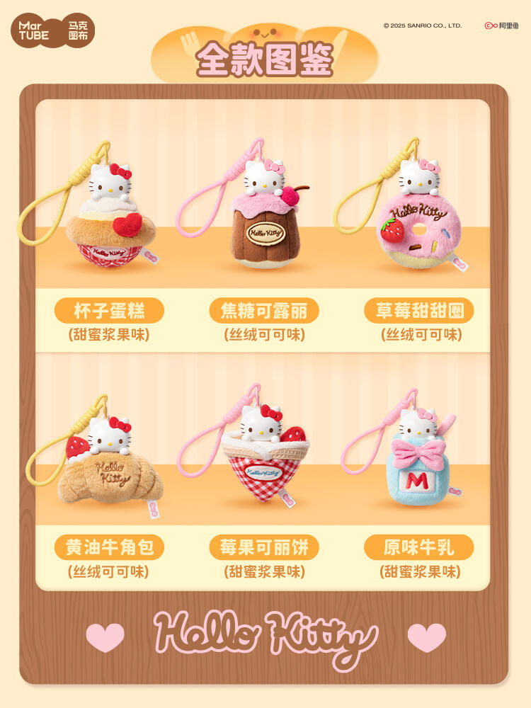 【HELLO KITTY】Low Tea  Plush Blind Box