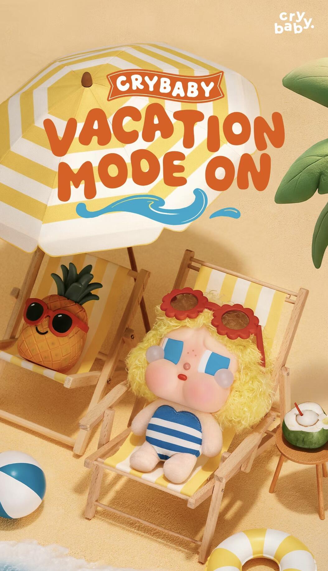 【CRYBABY】Vacation Mode On Plush Blind Box