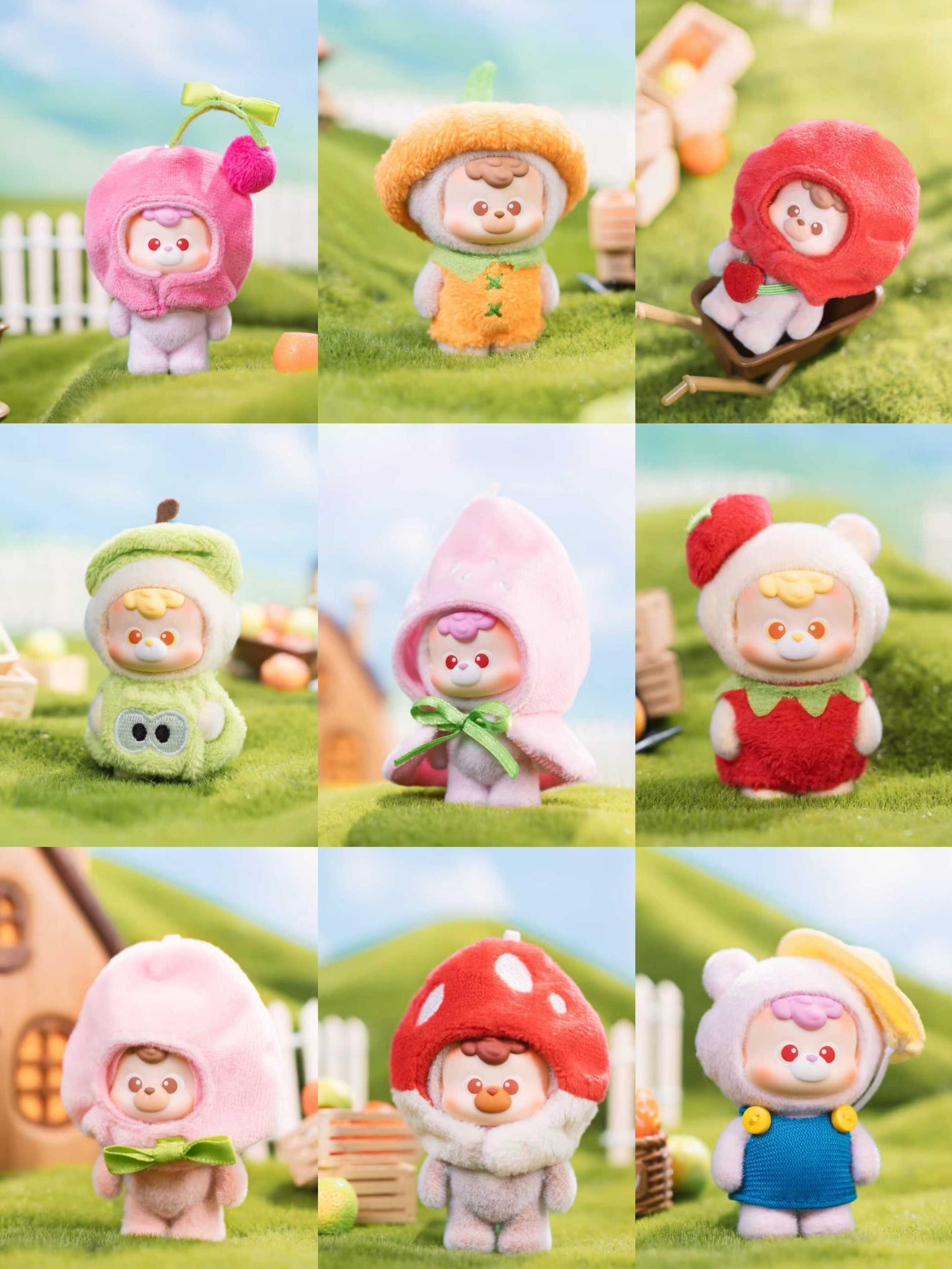 【DiuDiubaby】Farm Bear Plush Blind Box