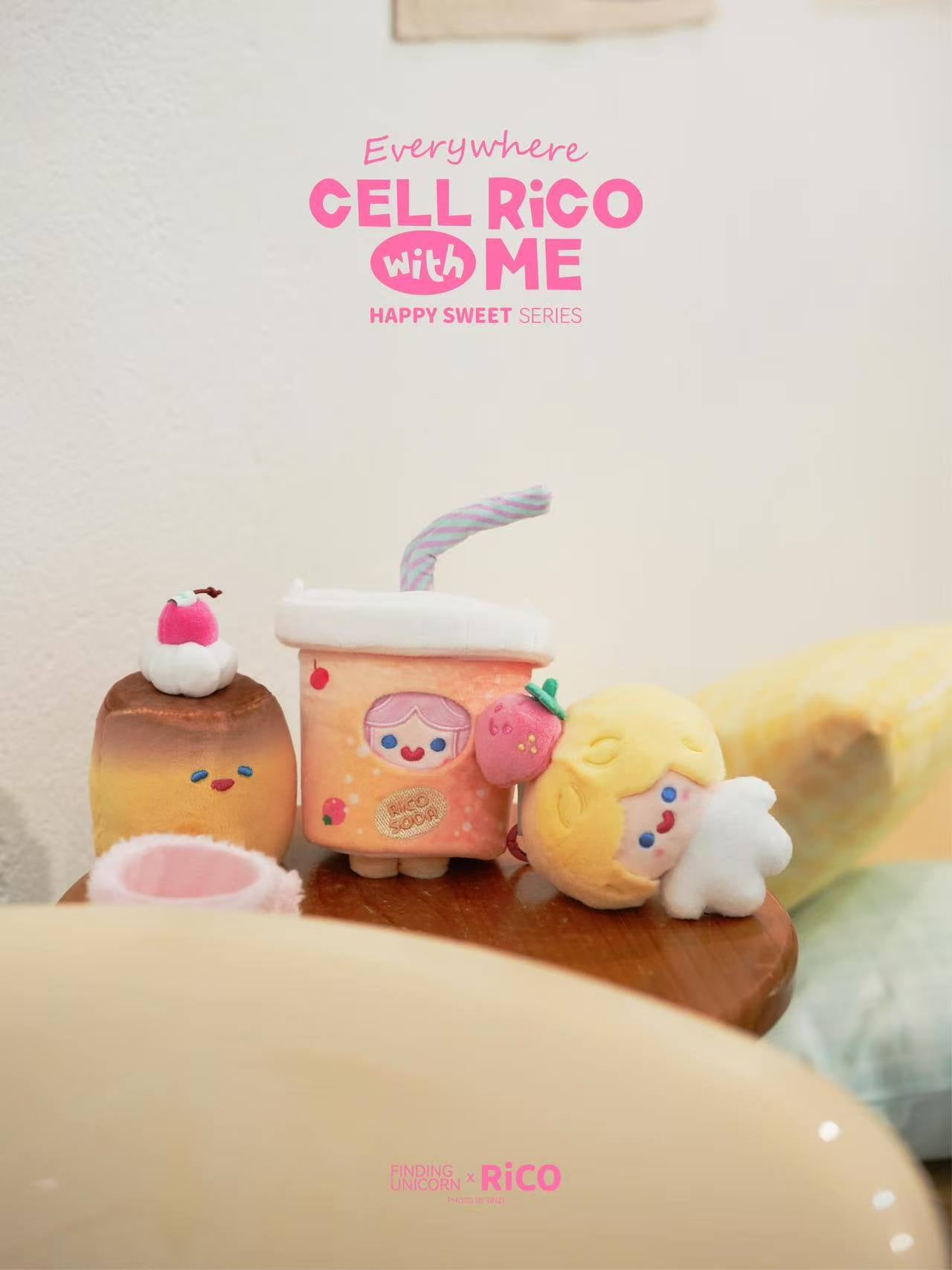 【Rico】Happy Sweets Series Plush Blind Box