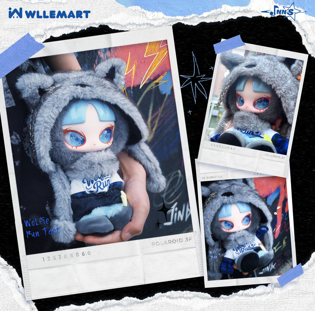 【INNS】 Boîte surprise en peluche Wolfie Run Fast d'INNS