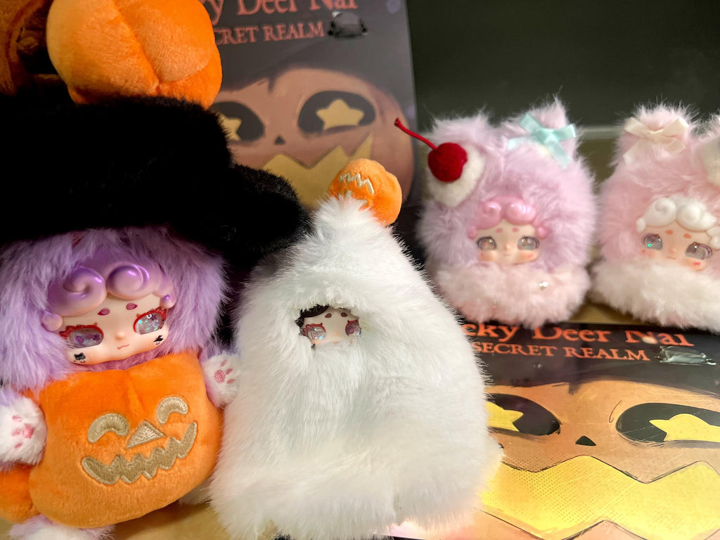 【LuckyDeerNai】Halloween Magic Moment Rabbit and Ghost Cute Group CP for Halloween Parties and Gifts