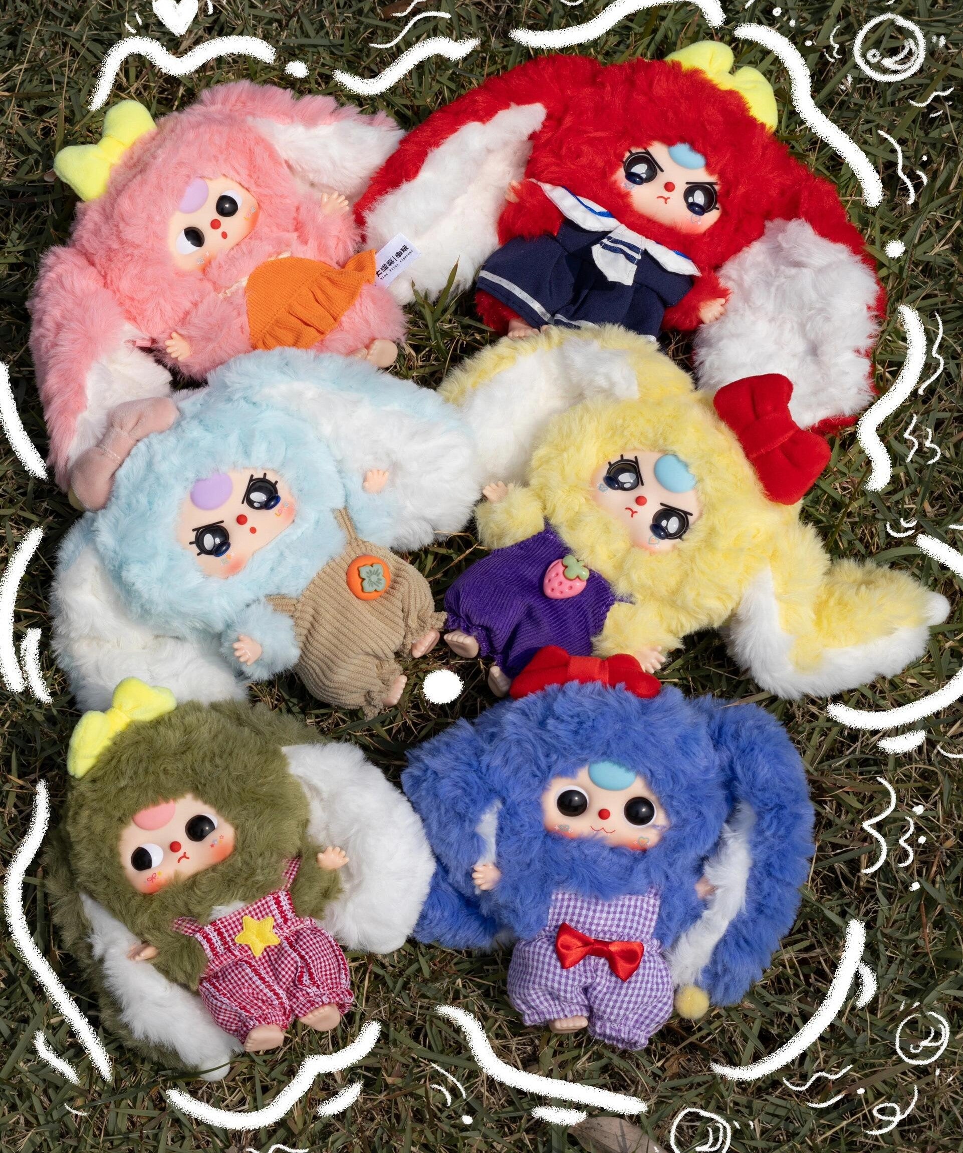 Baby Three-Macaron Cute Bunny V2 Plush Blind Box