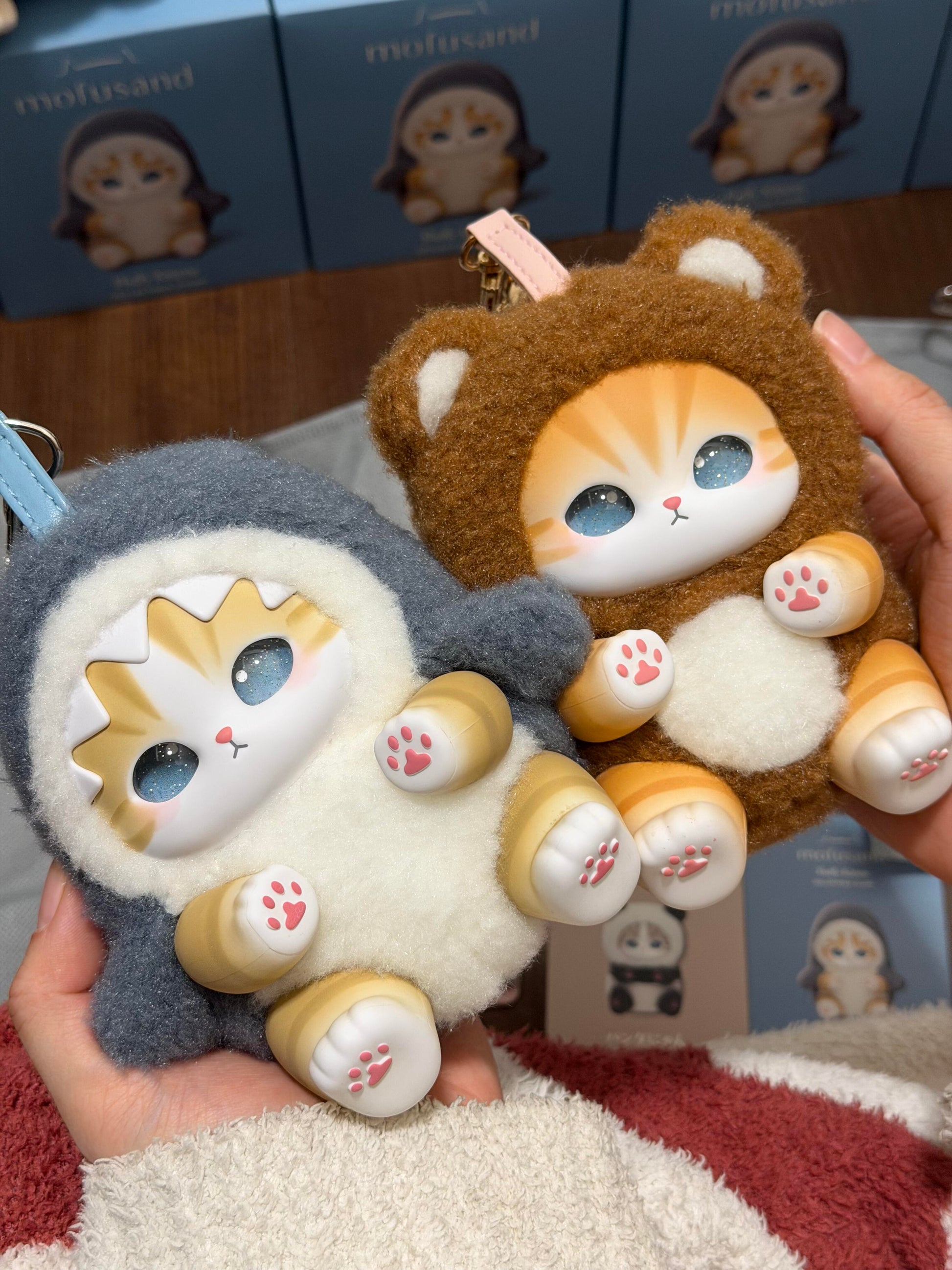 【Mofusand】Fluffy Kittens Collectible Plush Blind Box
