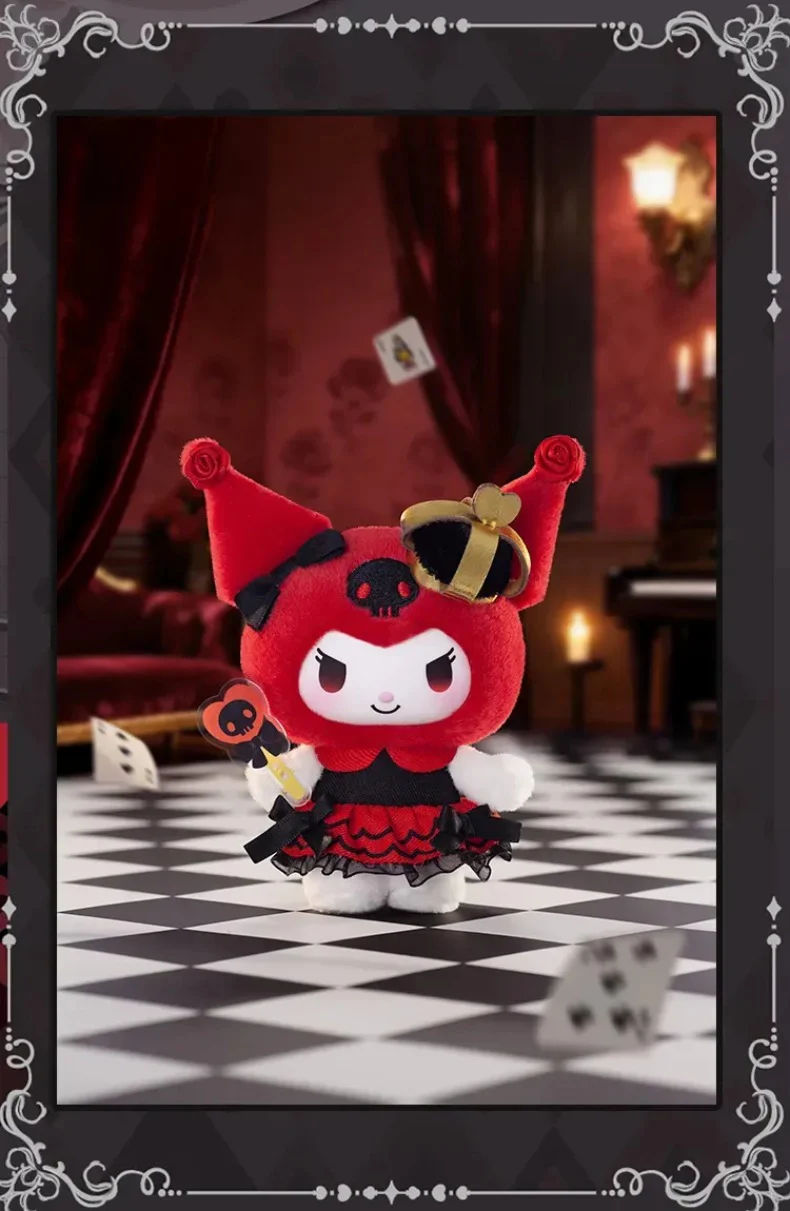 【Top Toy】KUROMI Poker Kingdown Series Plush Pendant Blind BOX