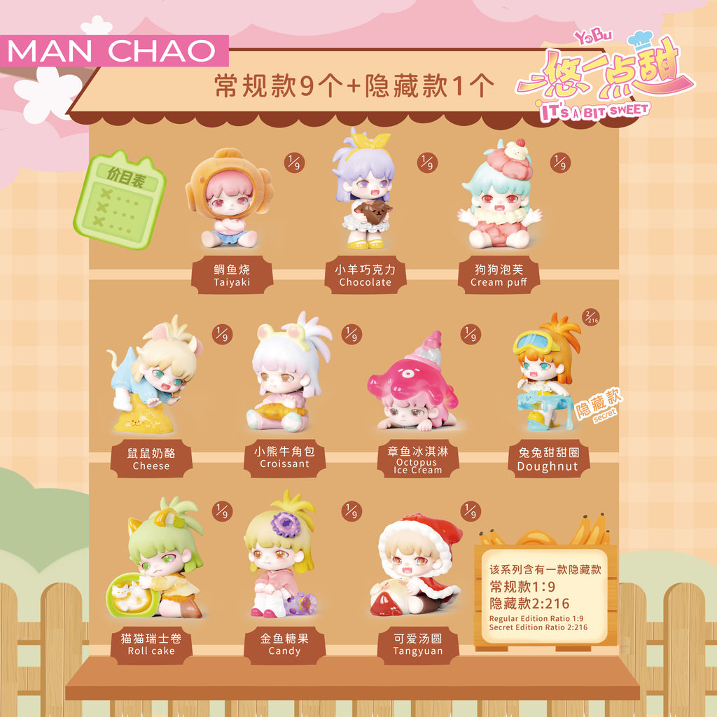MAN CHAO YOBU It's A Bit Sweet Mini Blind Box