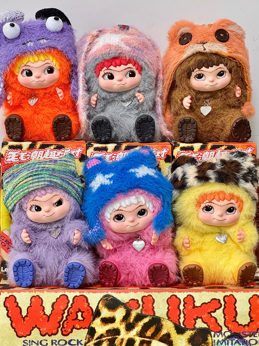 WAKUKU V1 Fuzzy Trendy Fun Party Series Plush Blind Box