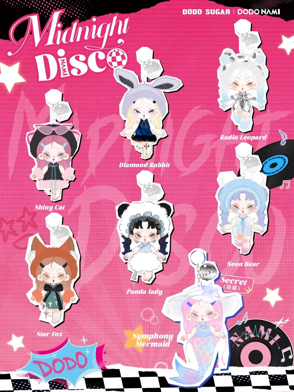 【Dodo Sugar】Dodo Nami Midnight Disco Series Blind Box