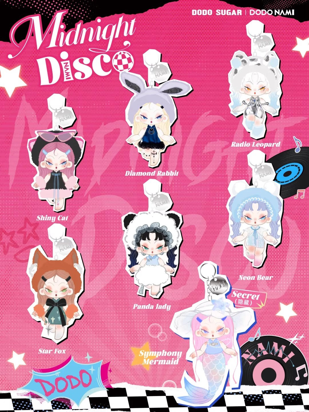 【Dodo Sugar】Dodo Nami Midnight Disco Series Blind Box