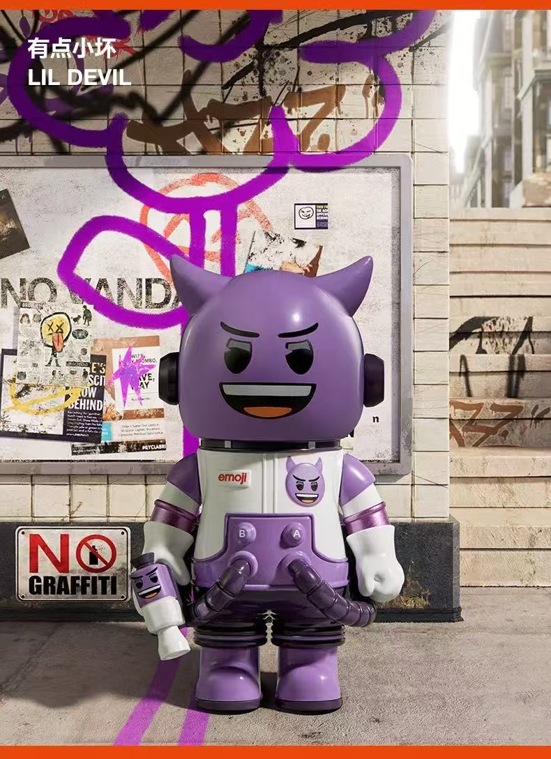 【Mega】 Space Molly 100% X Emoji Blind Box