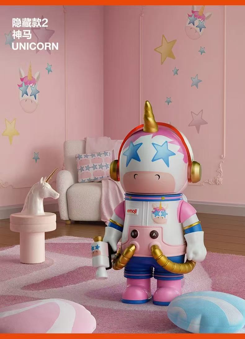 【Mega】 Space Molly 100% X Emoji Blind Box
