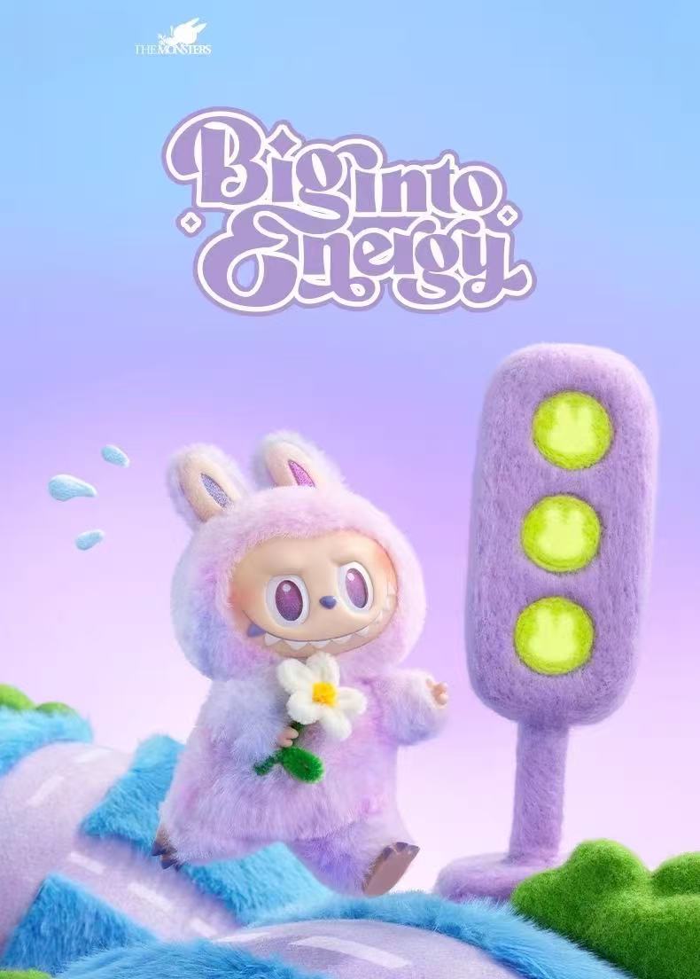【LABUBU】Labubu V3 Big Into Energy Plush Blind Box