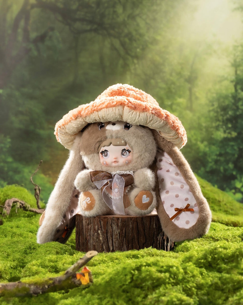 【HI TOY】Nommi 400%-V2 Mushroom Hat Plush Blind Box
