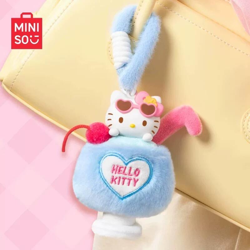 【Hello Kitty】 Summer Black Leather Series Plush Blind Box
