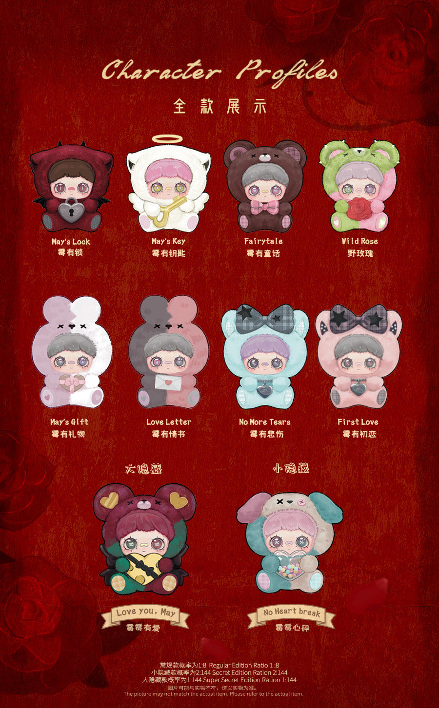 【Maymei】Sure Fun Maymei -May I Love You Series Plush Blind Box