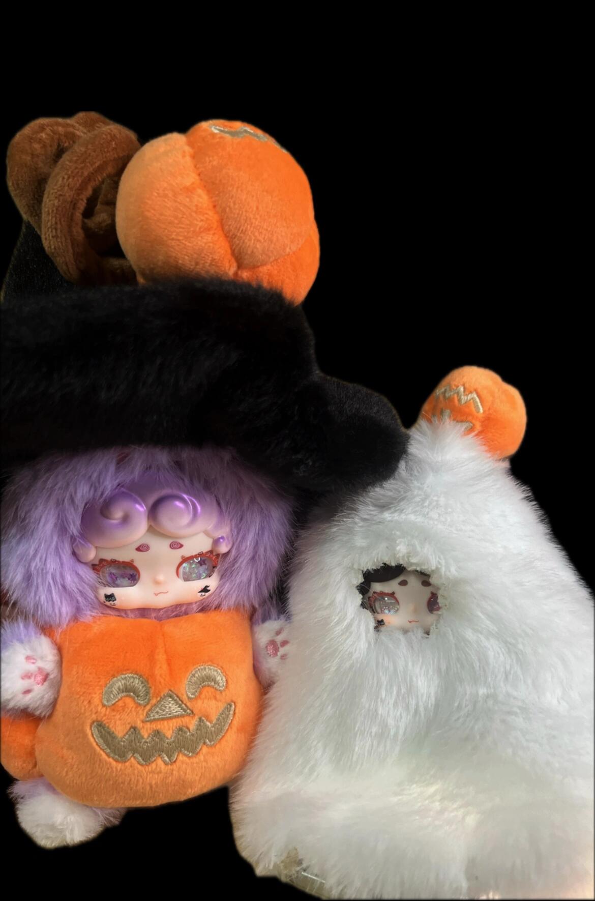 【LuckyDeerNai】Halloween Magic Moment Rabbit and Ghost Cute Group CP for Halloween Parties and Gifts