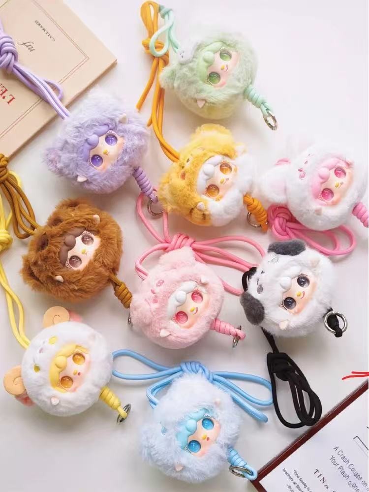 【YALLI STUDIO】Yooki 7th Generation Mobile Phone Lanyard Plush Blind Box