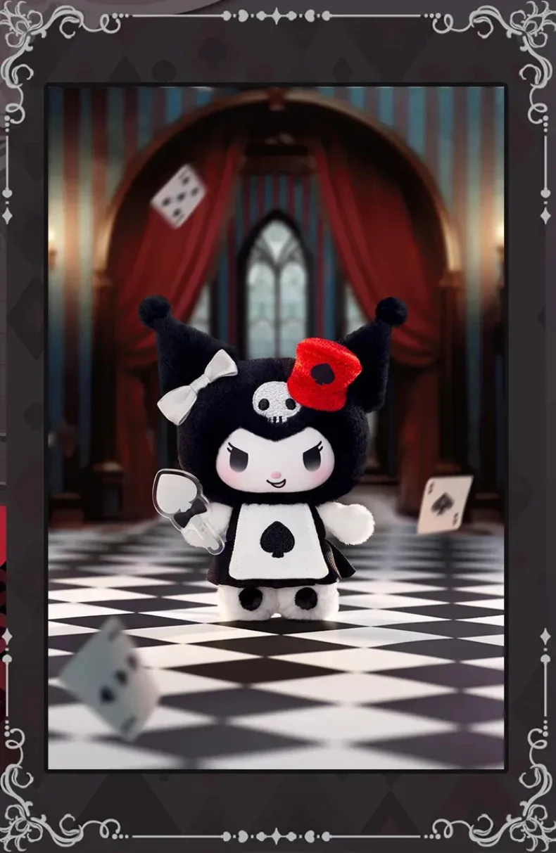 【Top Toy】KUROMI Poker Kingdown Series Plush Pendant Blind BOX