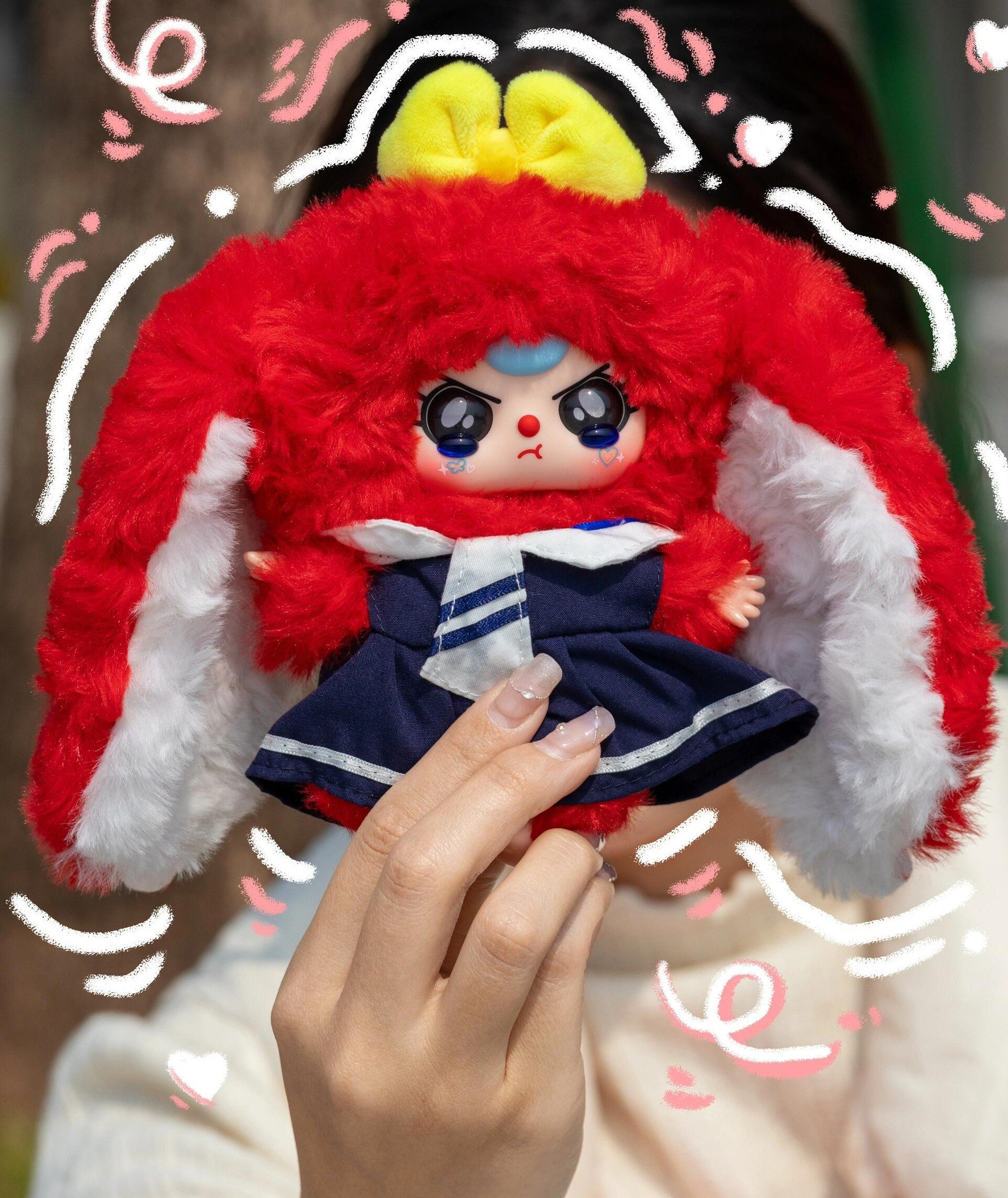 Baby Three-Macaron Cute Bunny V2 Plush Blind Box