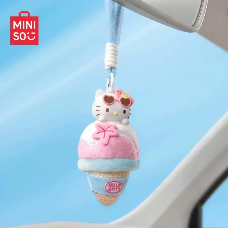 【Hello Kitty】 Summer Black Leather Series Plush Blind Box