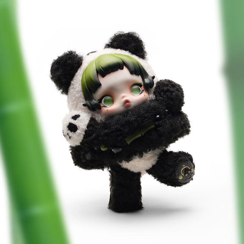 【SKULLPANDA】 Lazy Panda Plush Doll Pendant