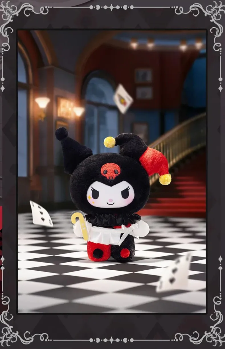 【Top Toy】KUROMI Poker Kingdown Series Plush Pendant Blind BOX