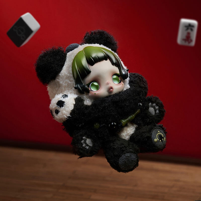 【SKULLPANDA】 Lazy Panda Plush Doll Pendant