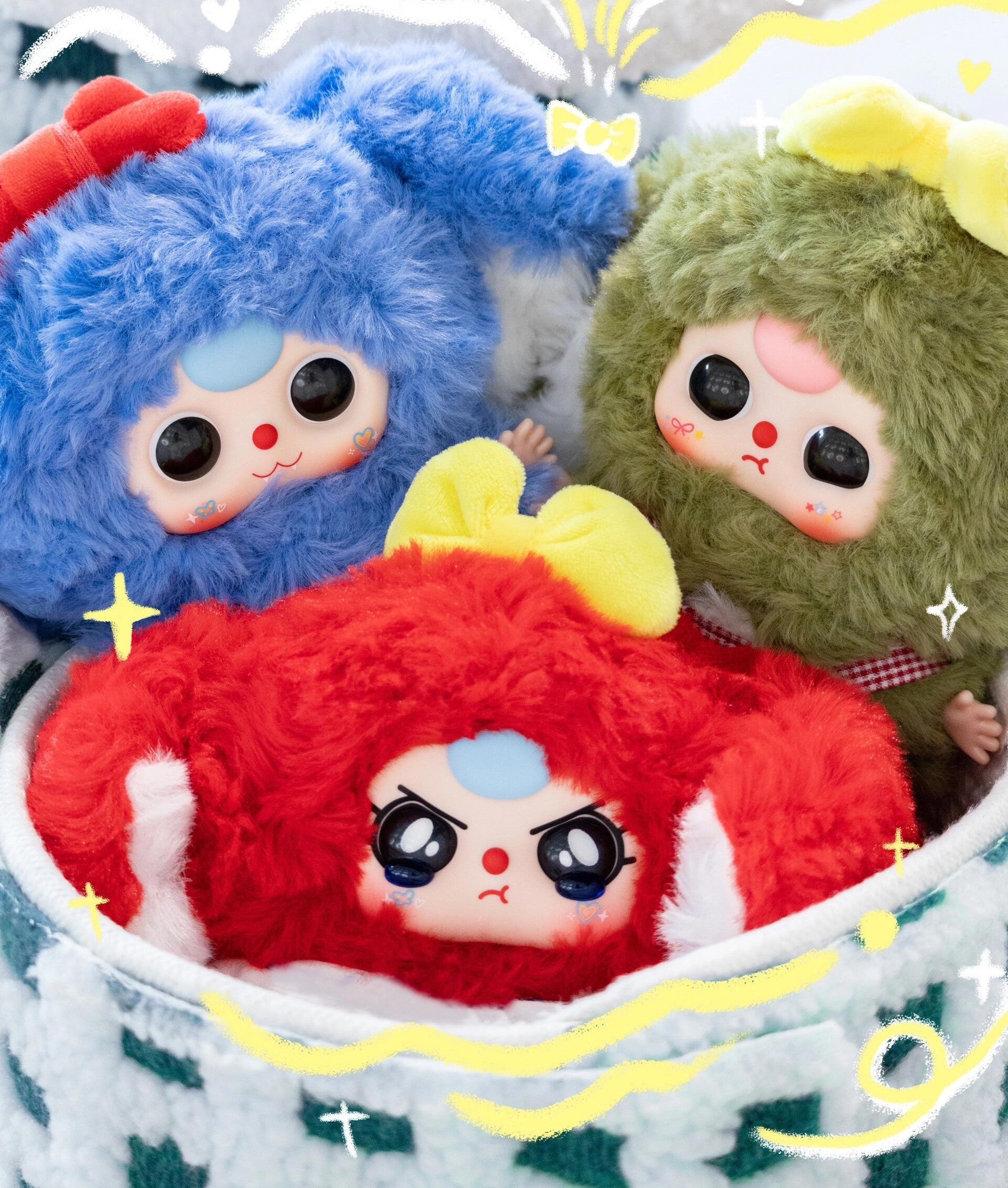 Baby Three-Macaron Cute Bunny V2 Plush Blind Box