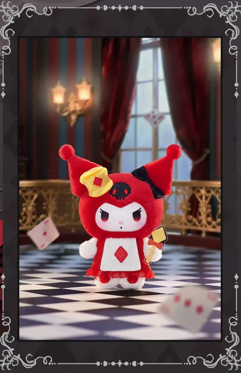 【Top Toy】KUROMI Poker Kingdown Series Plush Pendant Blind BOX