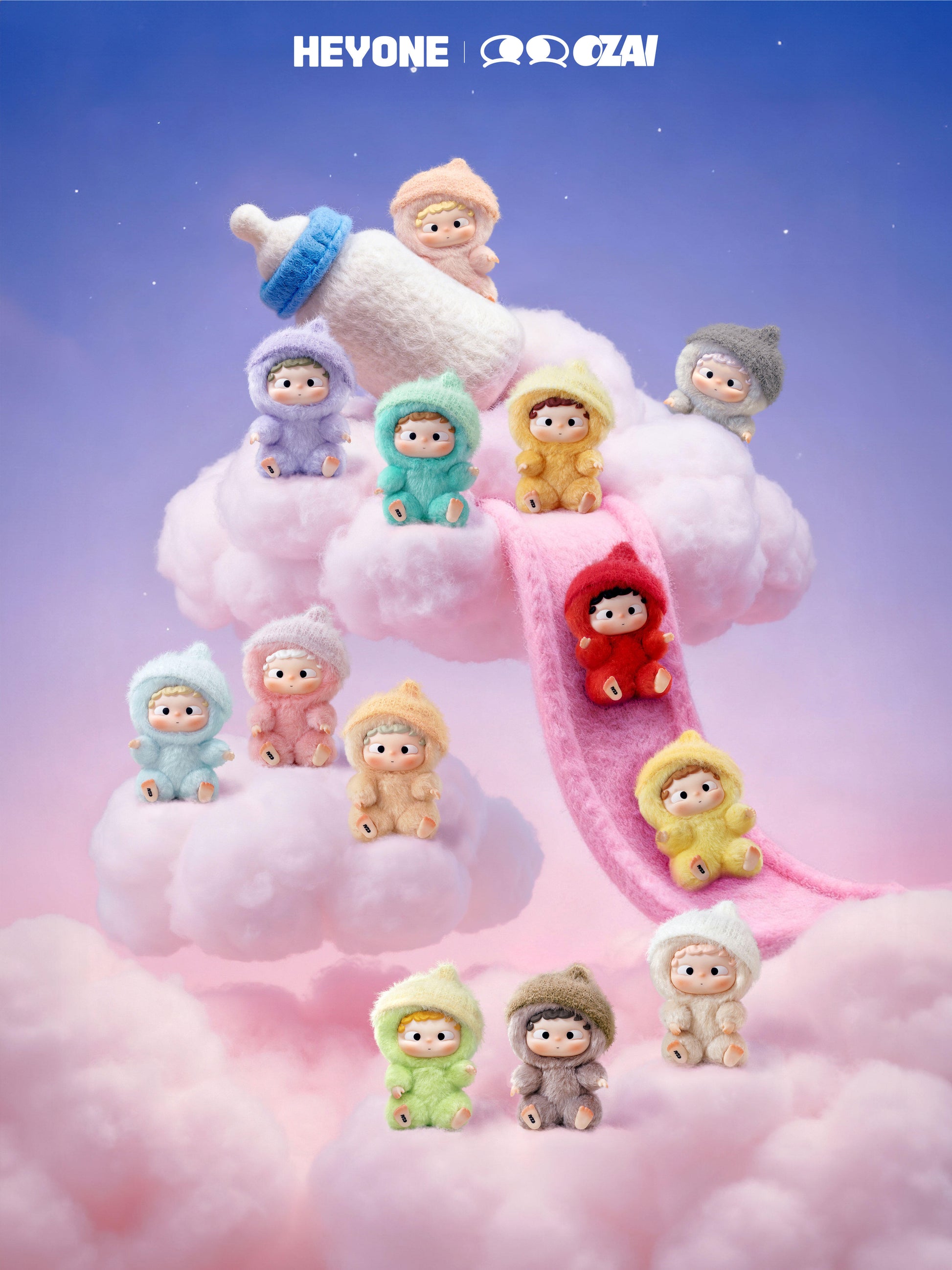 【OZAI】First Floating Bottle-Mini Plush Blind Box