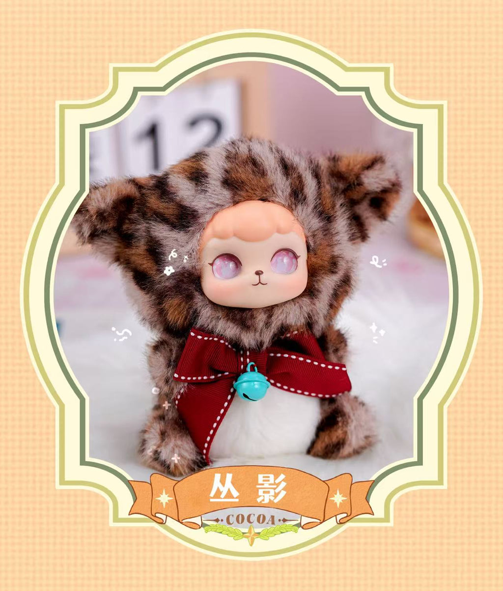 【Luck Beier】Cocoa Coco Leopard Cat Plush Blind Box