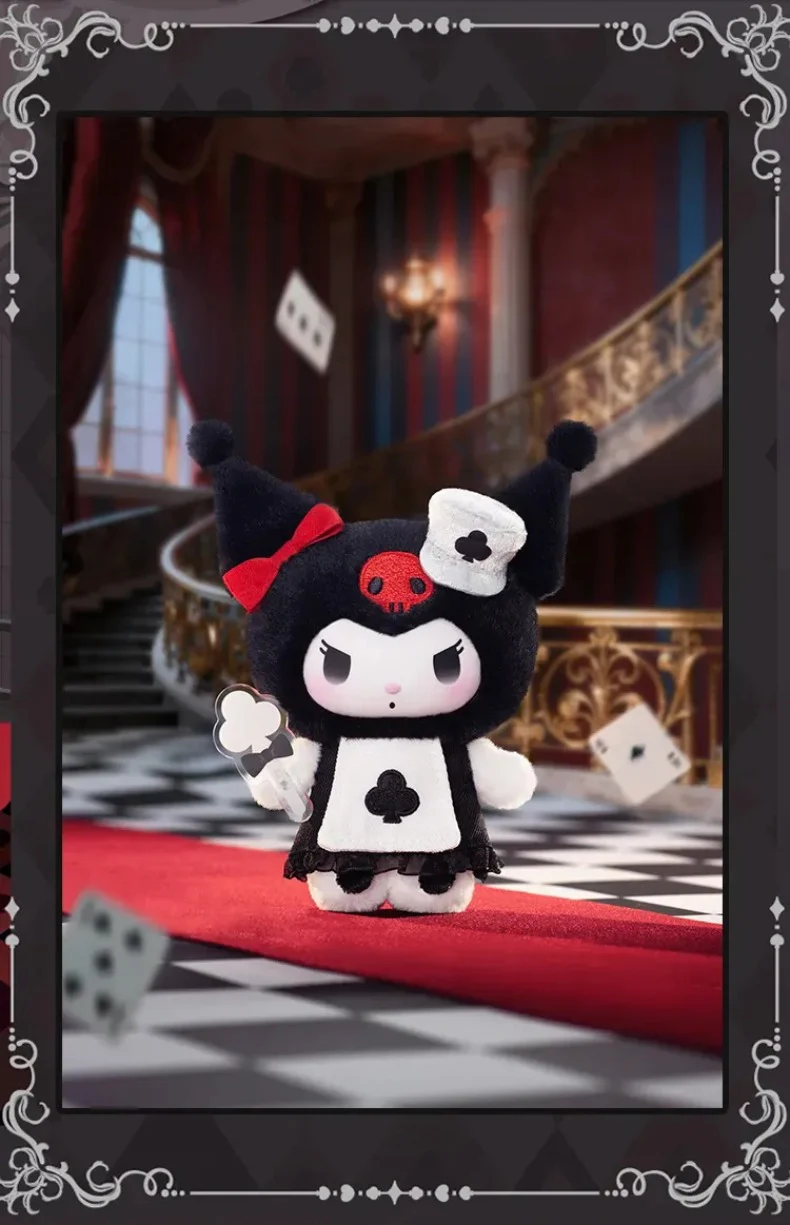 【Top Toy】KUROMI Poker Kingdown Series Plush Pendant Blind BOX