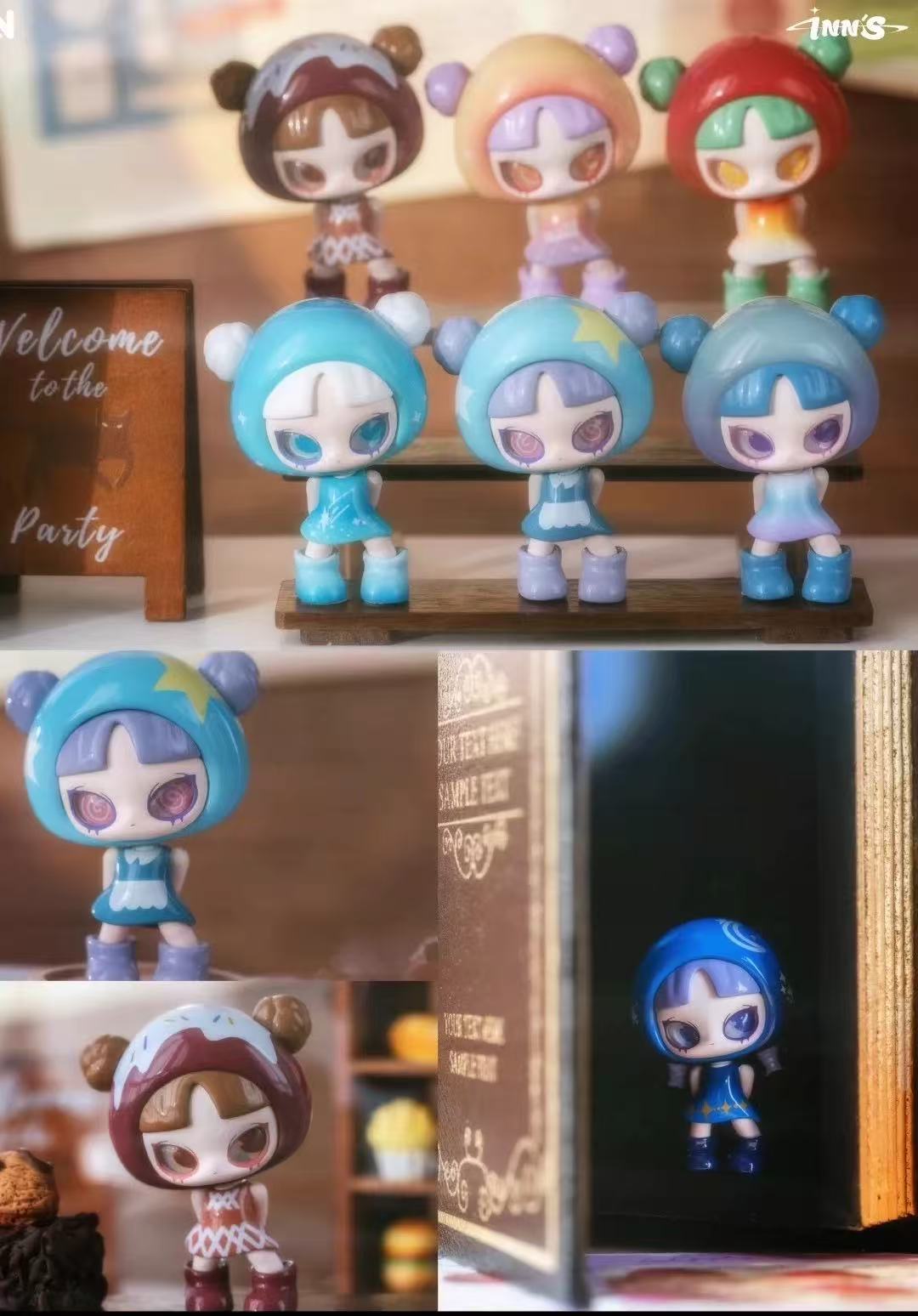 【INNS】INN'S V2 Symphony of Illusion and Reality Mini Beans Series PVC Blind Bag Figures