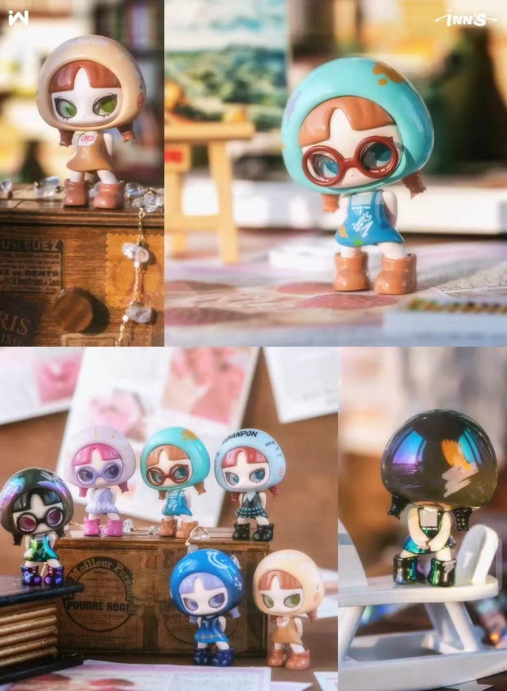 【INNS】INN'S V2 Symphony of Illusion and Reality Mini Beans Series PVC Blind Bag Figures