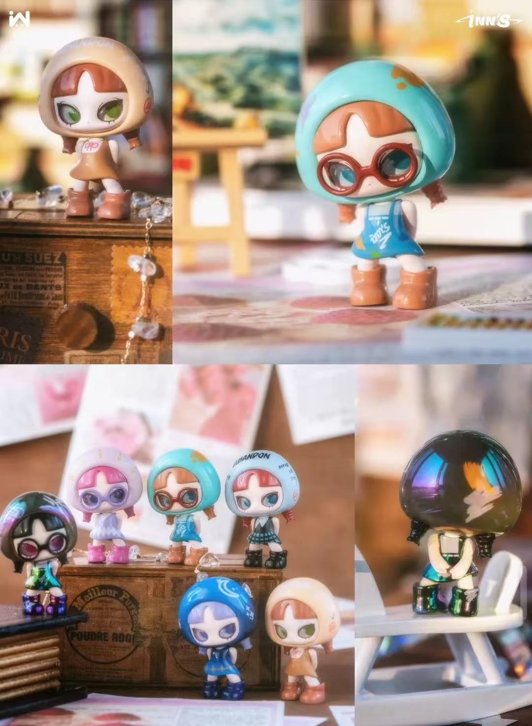 【INNS】INN'S V2 Symphony of Illusion and Reality Mini Beans Series PVC Blind Bag Figures