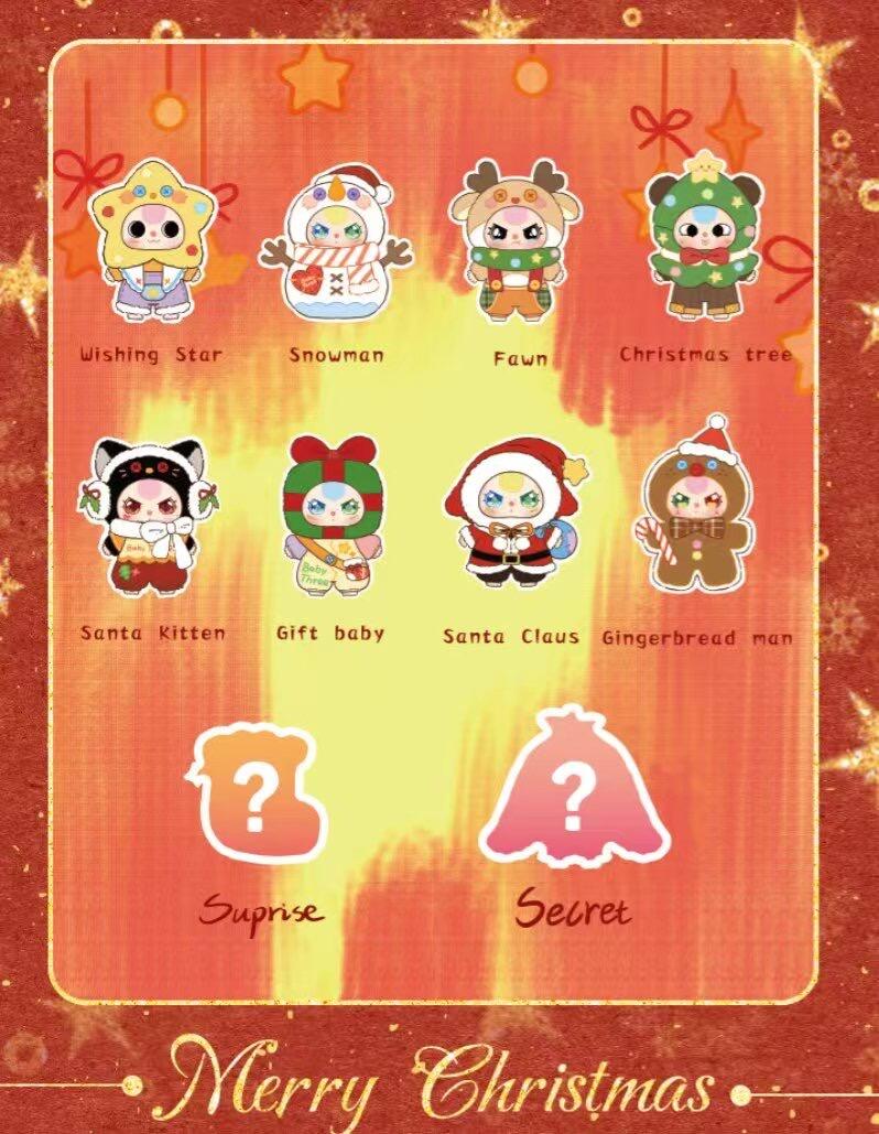 【BABY THREE】Christmas Carnival  Plush Blind Box