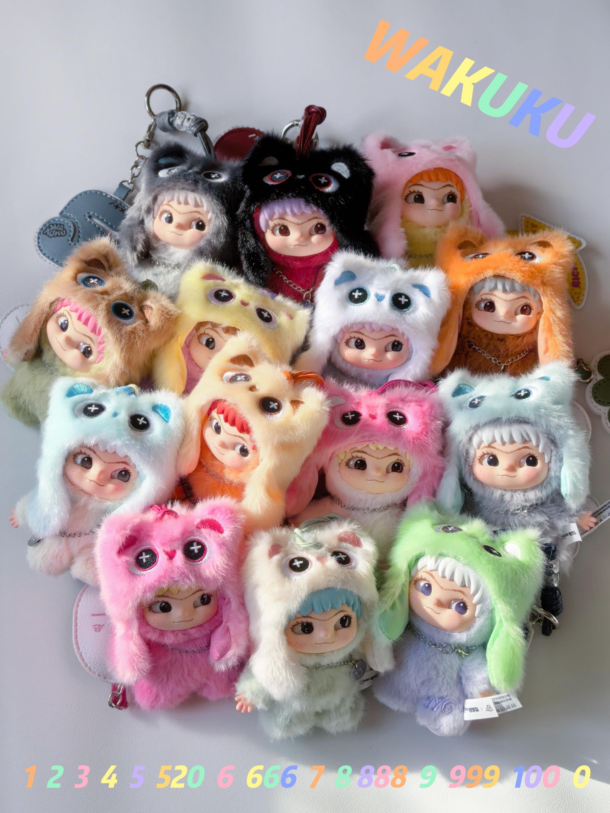【WAKUKU】On a Roll Series Vinyl Plush Blind Box