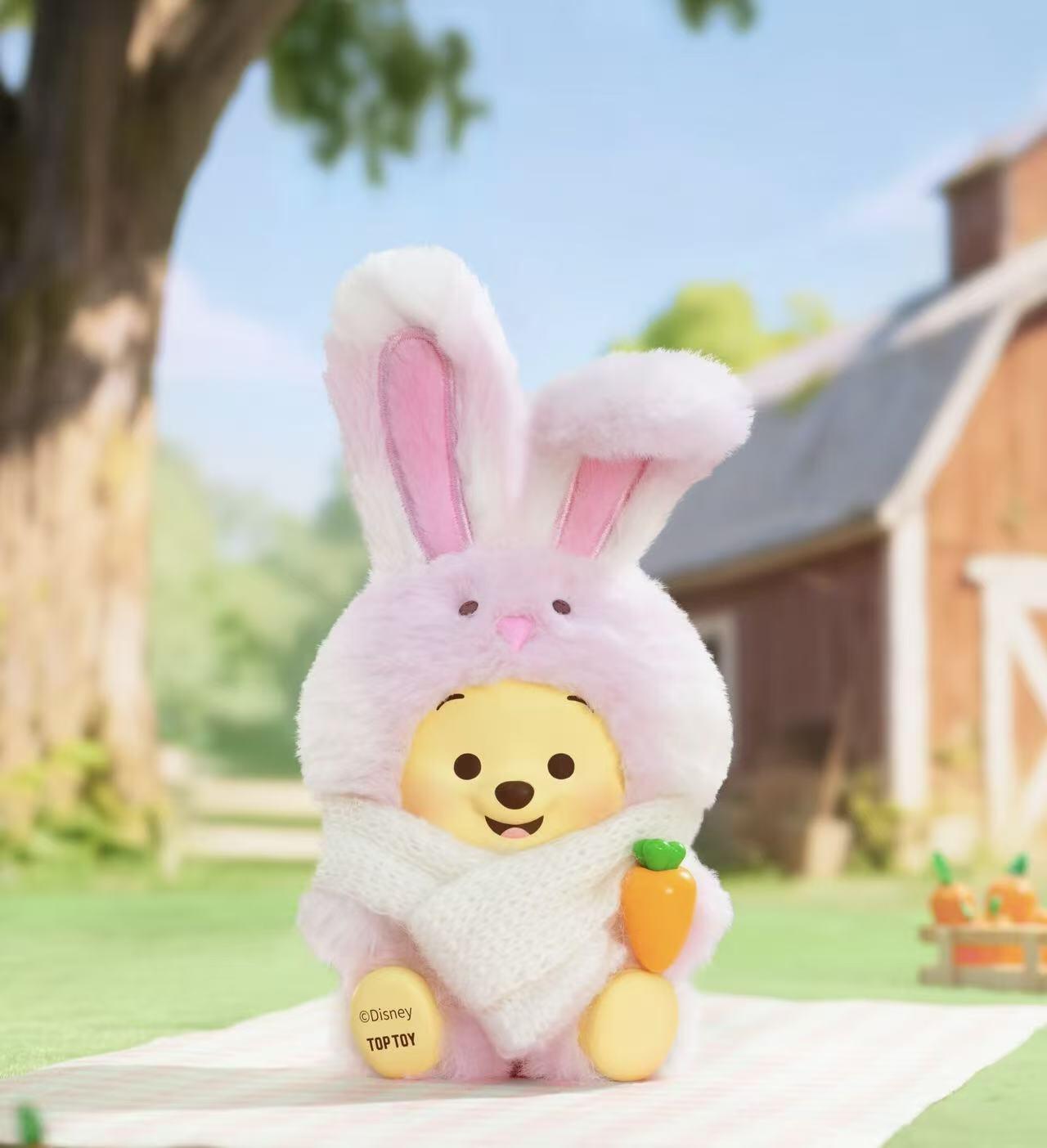 【TOP TOY】Winnie The Pooh Happy Farm Series Figures Blind Box