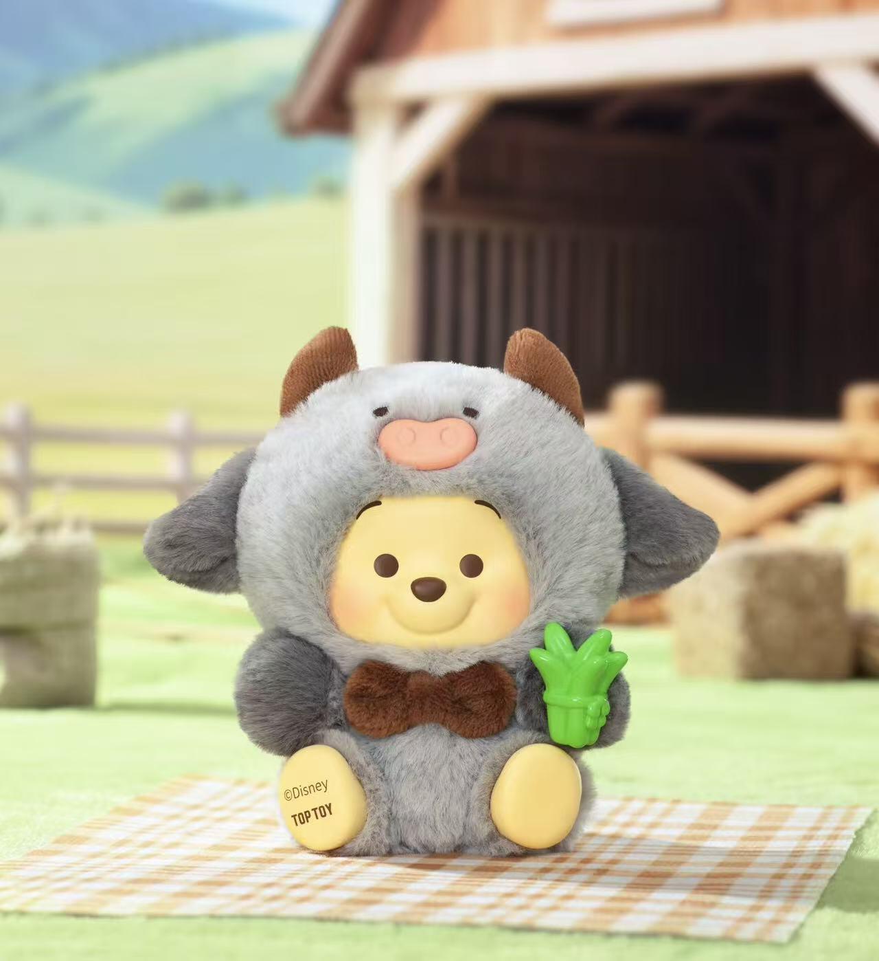 【TOP TOY】Winnie The Pooh Happy Farm Series Figures Blind Box