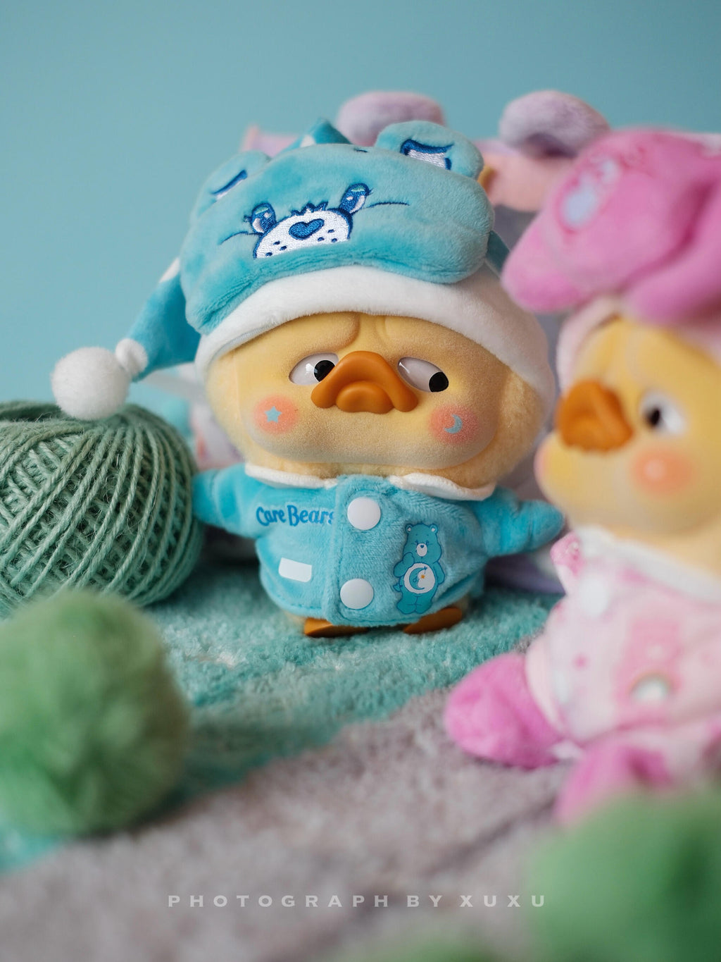 【PocketUpsetDuck】Care Bears x UpsetDuck Be Rainbow Duck  Plush Blind Box