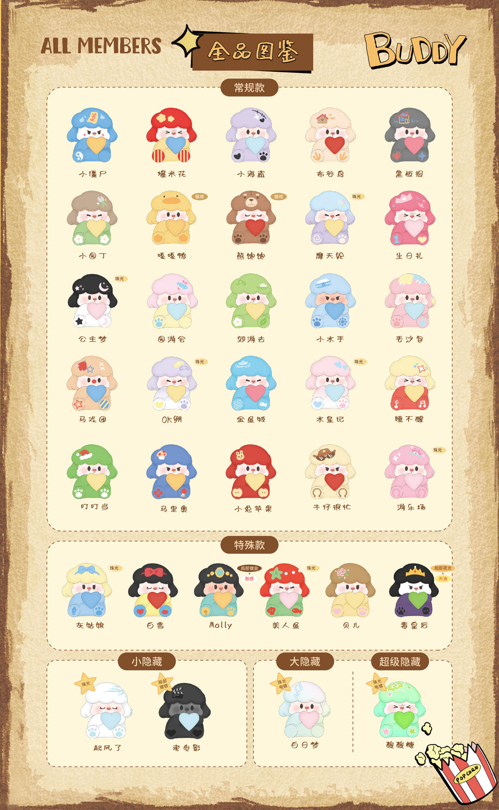 【Buddy】Childhood Fantasies Night Blind Box