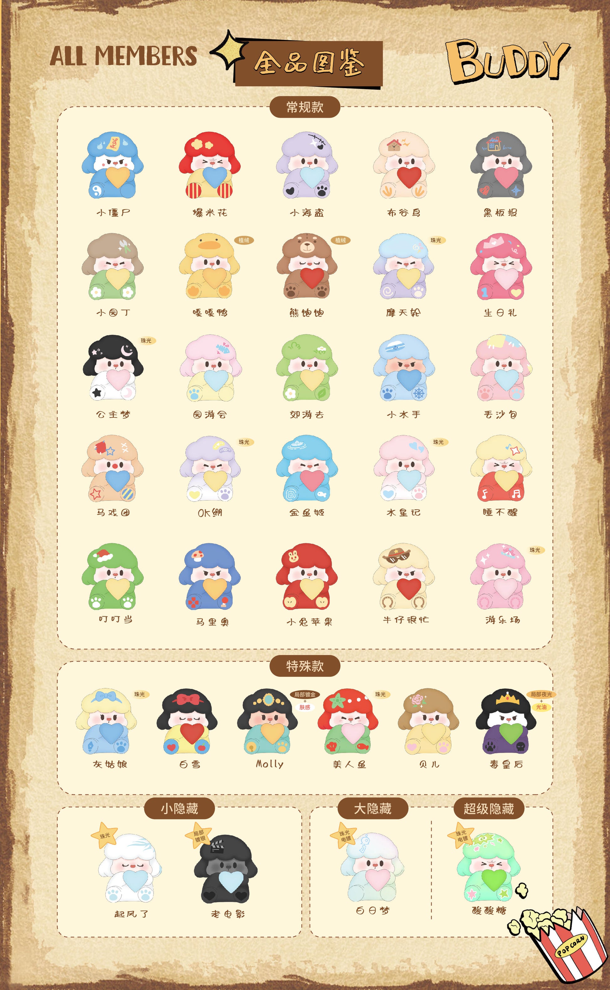 【Buddy】Childhood Fantasies Night Blind Box