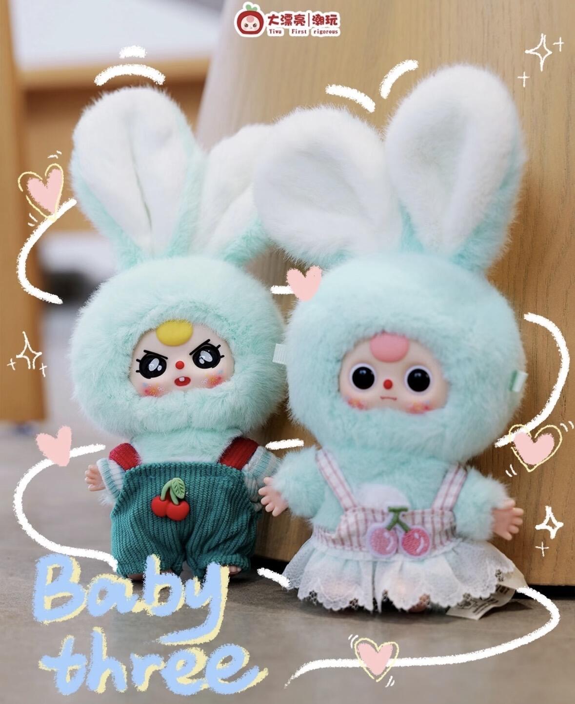 【Baby Three】Bunny Vinyl Plush Blind Box