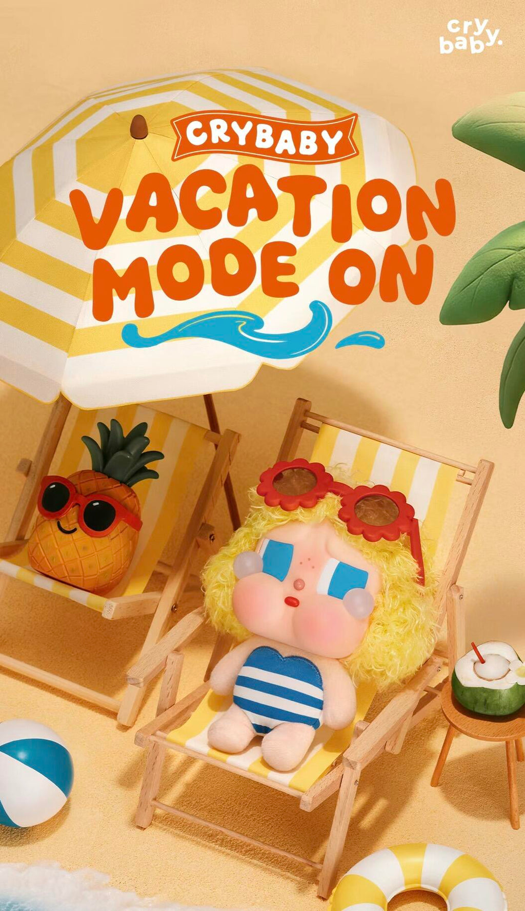 【CRYBABY】Vacation Mode On  Plush Blind Box