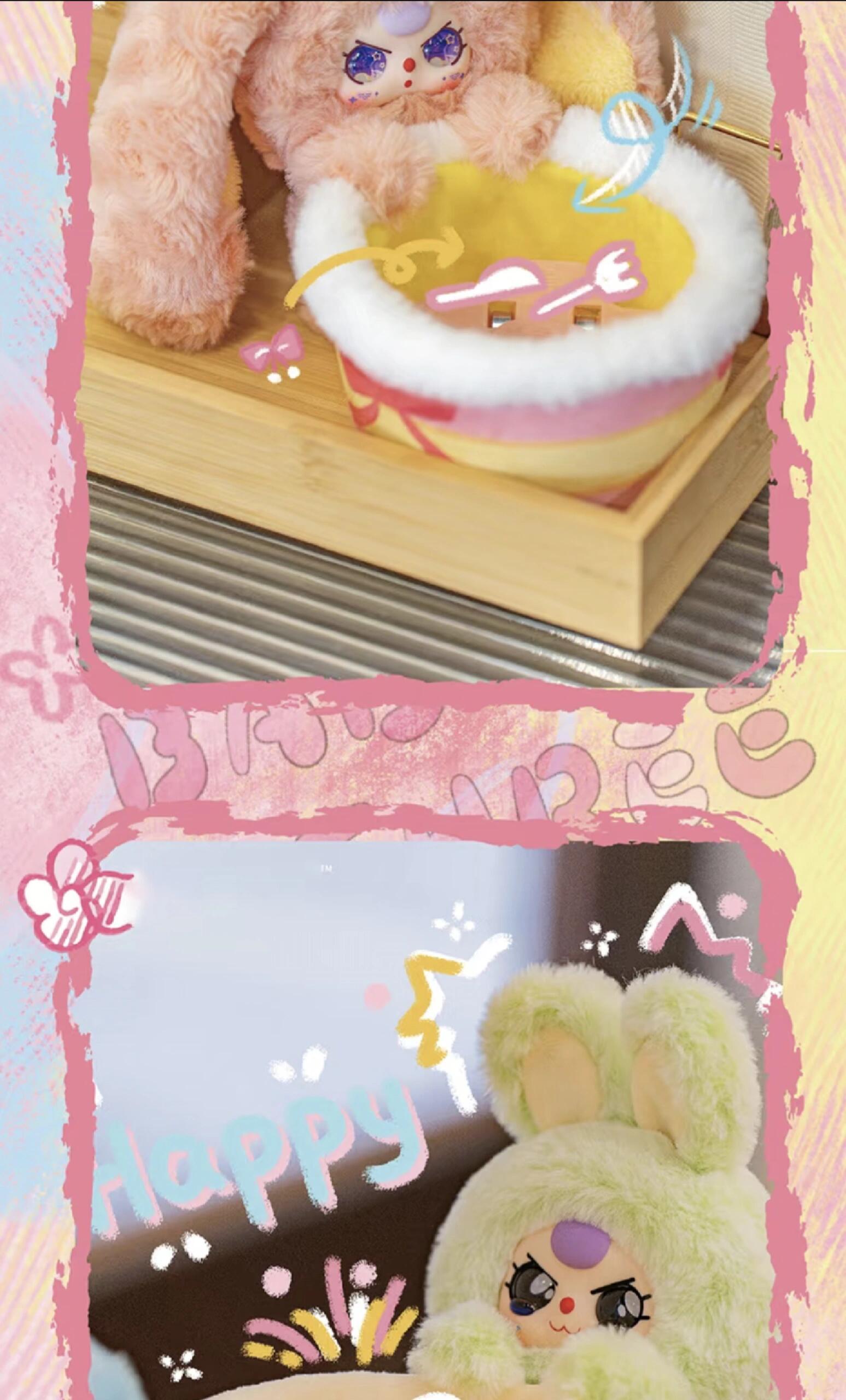 【BABY THREE】Storage Basket  Plush Blind Box