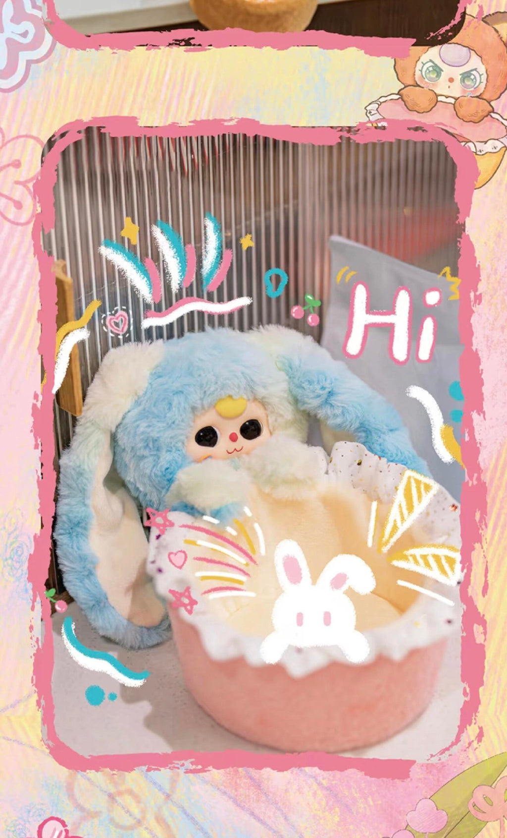 【BABY THREE】Storage Basket  Plush Blind Box
