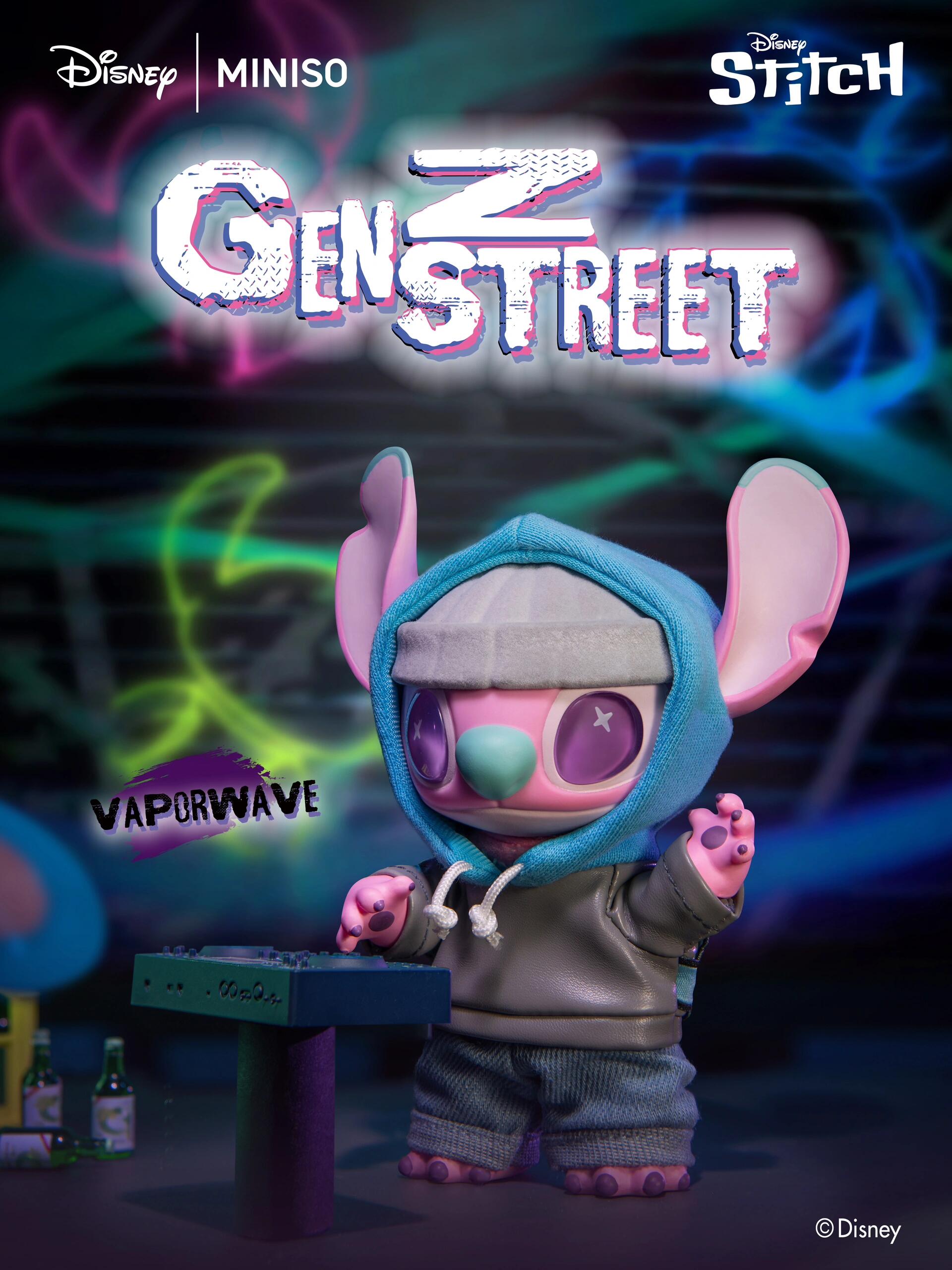 【Disney】Stitch GenZ Street Plush Blind Box