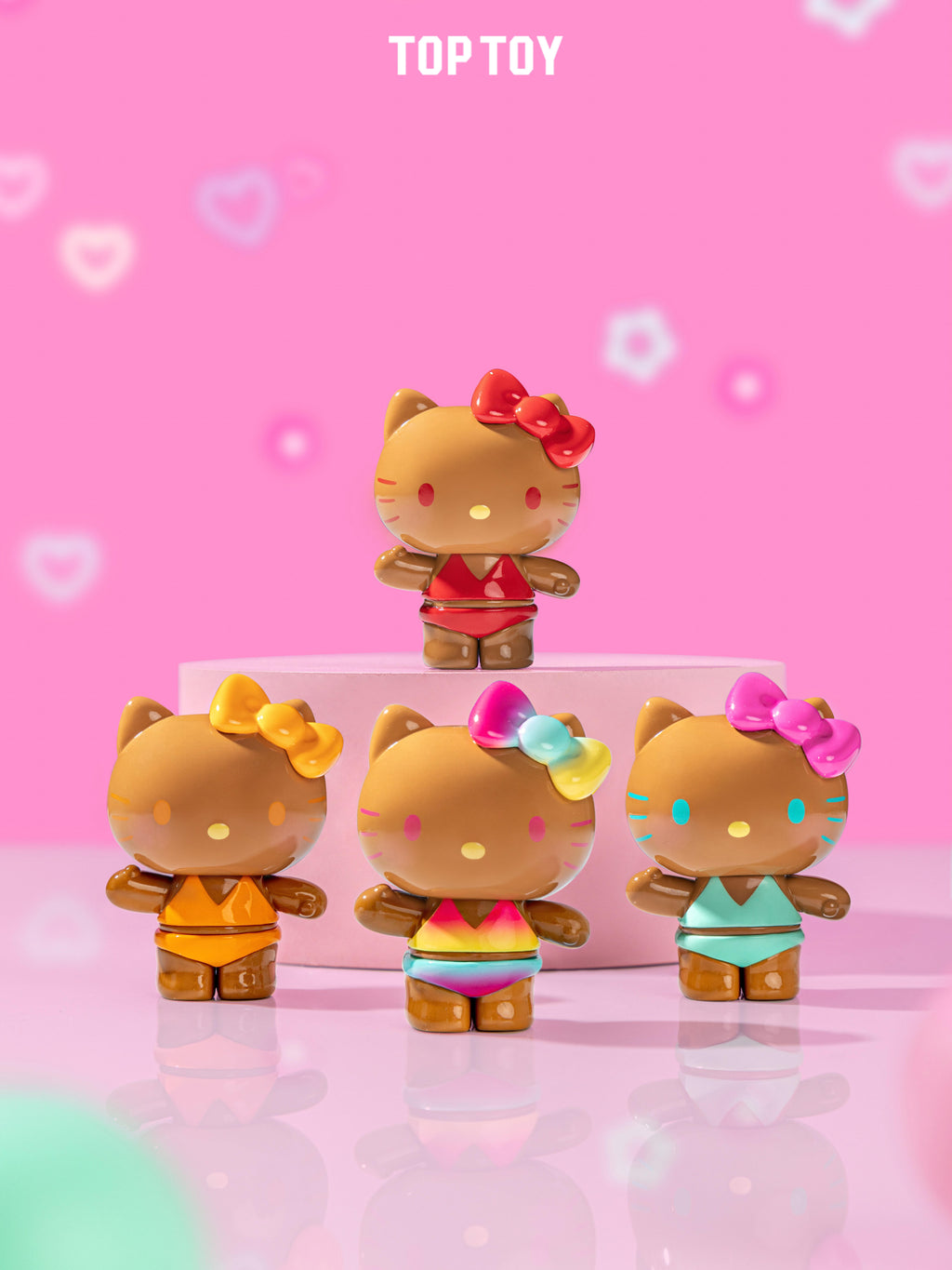 【HELLO KITTY】Summer Rainbow Candy Mini Figures Blind Box