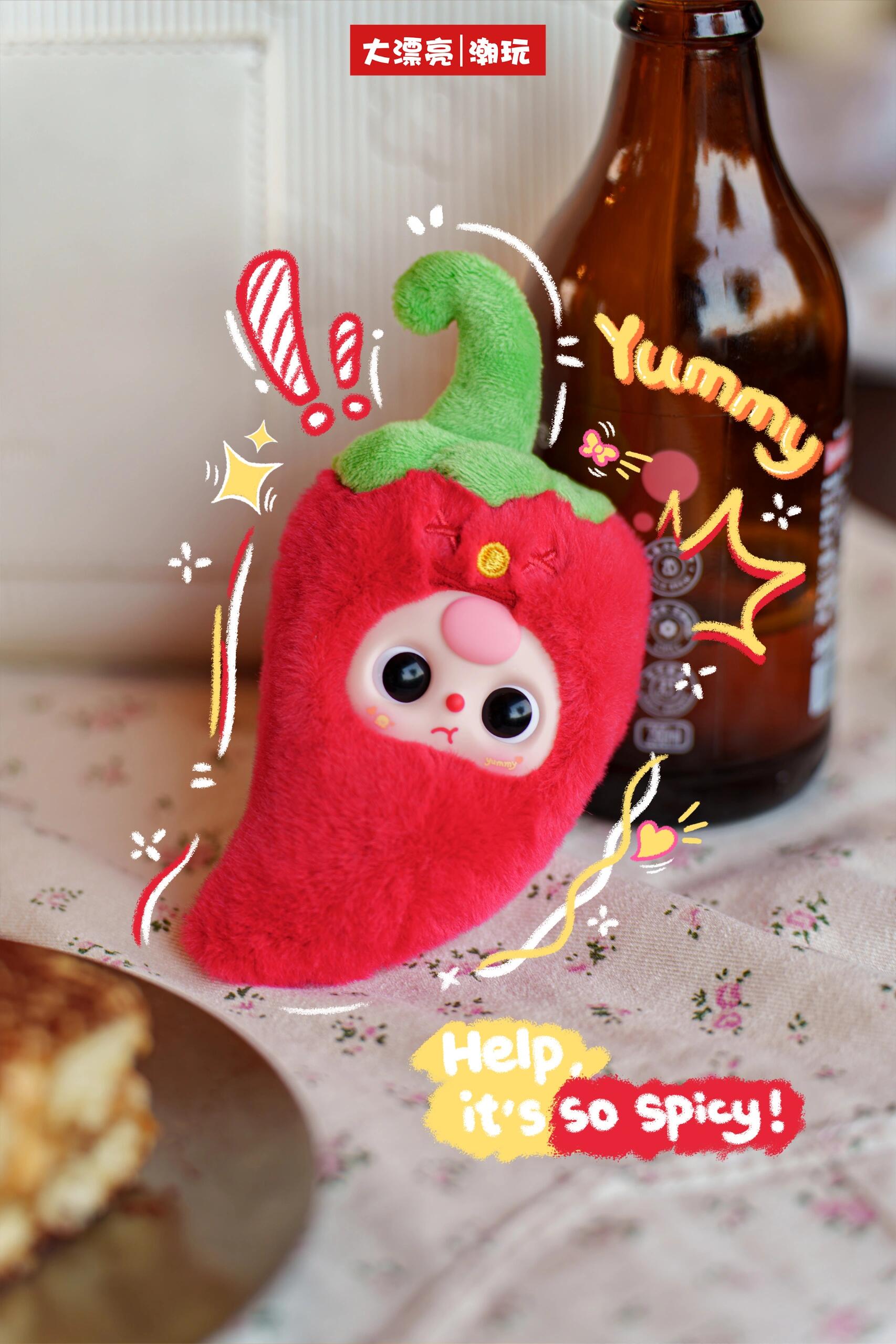 【BABY THREE】Eating voraciously  Plush Blind Box big bit